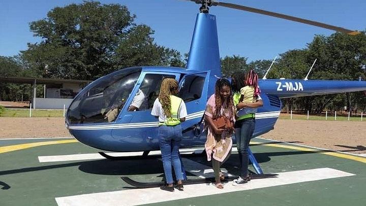 13 to 15 Minute Private Helicopter Flight over Victoria Falls, Zimbabwe and Zambia Sides (2/7)