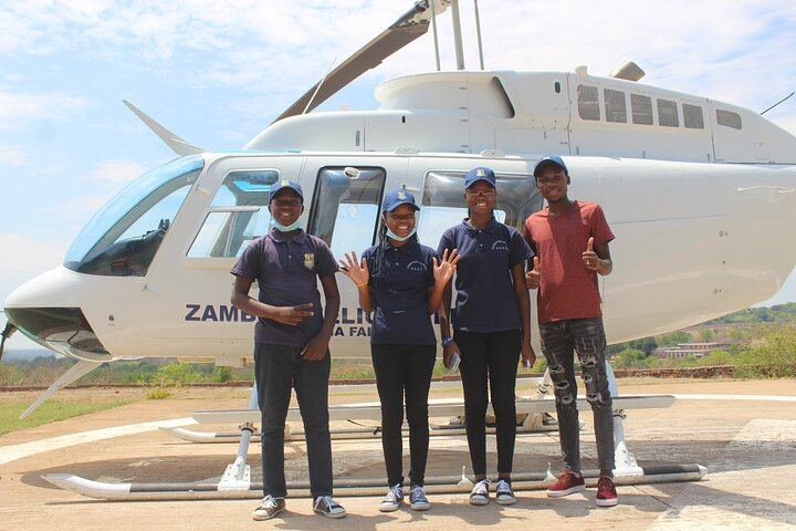 15 Minute Victoria Falls Helicopter Flight in a Bell Long Ranger or Robinson 44, Zimbabwe (8/12)