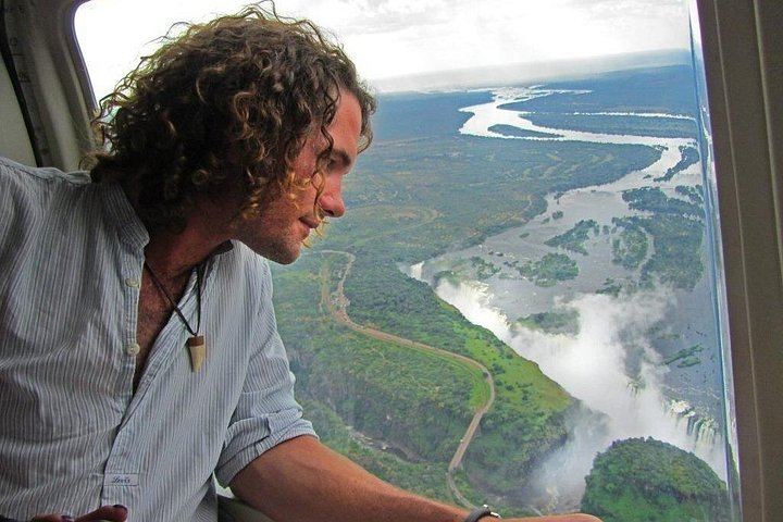 15 Minute Victoria Falls Helicopter Flight in a Bell Long Ranger or Robinson 44, Zimbabwe (5/12)