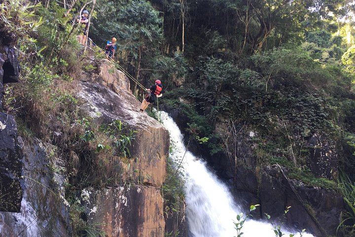 VIP Dalat Canyoning with Rope Training: Knots, Harness, Abseiling and Local Lunch (9/11)