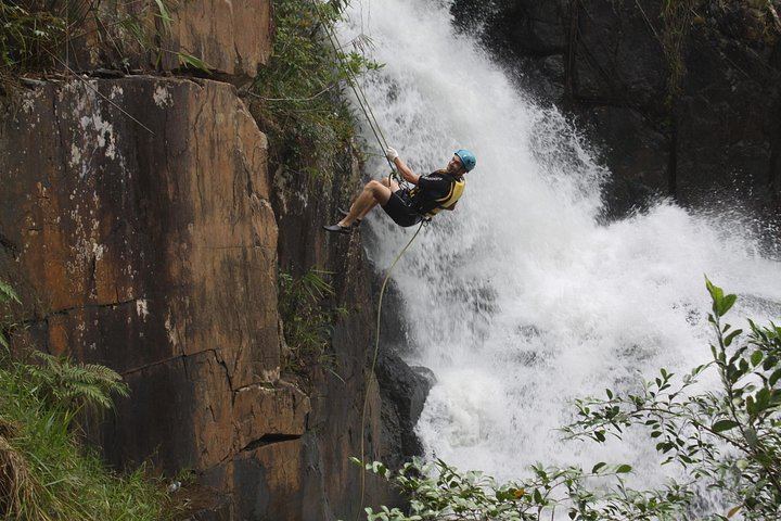 Dalat Canyoning Day Trip: Hotel Pickup, 25 m Abseil, 50 m Zipline and Washing Machine (5/12)
