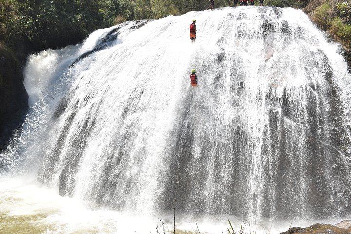 Dalat Canyoning Day Trip: Hotel Pickup, 25 m Abseil, 50 m Zipline and Washing Machine (2/12)