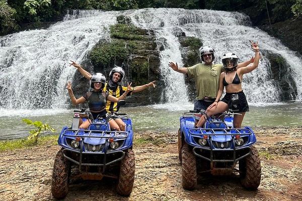 4-Hour ATV Ride to the Private Jaguar Waterfalls, with an El Tigre Lookout Stop