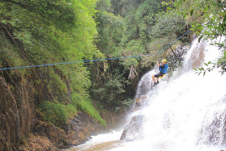 Datanla Canyoning Tour from Da Lat: 7 Challenges, 25 m Abseil, 8 AM Start (7/12)