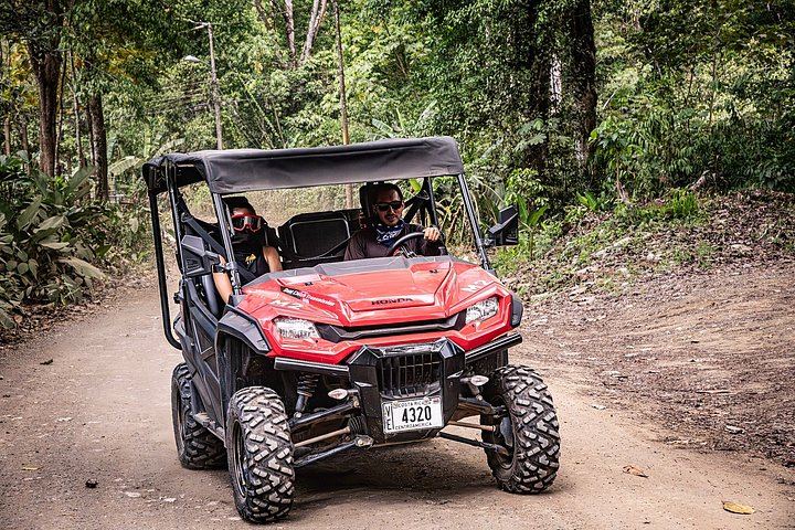 Half-Day 4x4 Jungle Safari from Jaco: Pura Vida Falls and Lunch at Paz del Campo (9/12)