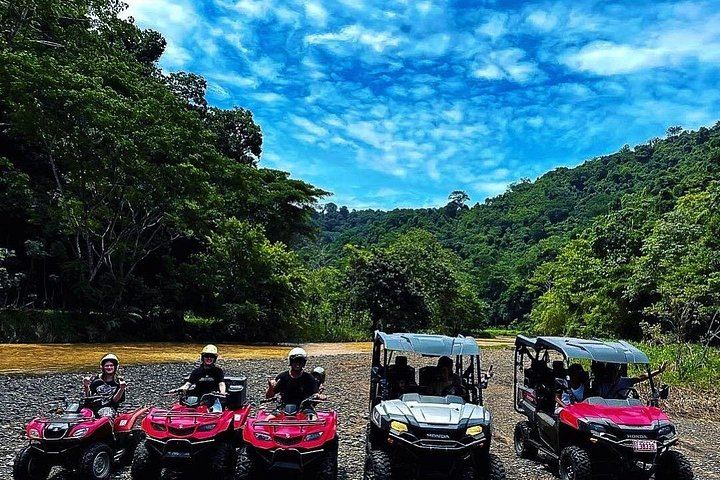 5-Hour Jaco Adventure: ATV, 180-Foot Waterfall Rappel, Zipline and Tractor Ride (11/12)