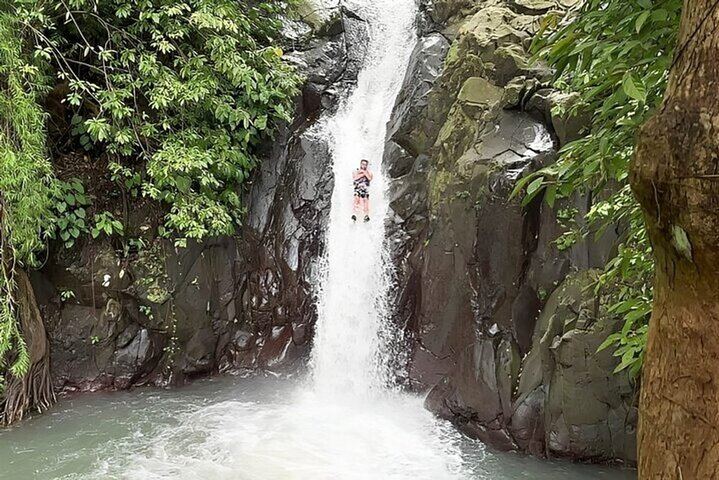 Aling Canyon Advanced Canyoning: 12 Rappels, 50 Meter Drop and Bat Cave (8/12)