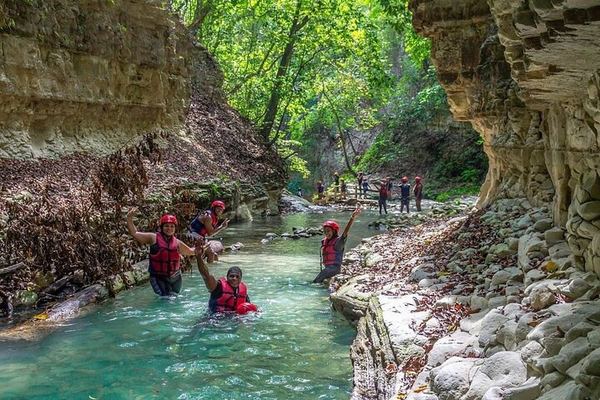 Puerto Plata 7 Waterfalls Hike and Slide with Buffet Lunch, 3.5 Hours, 5-Language Guides