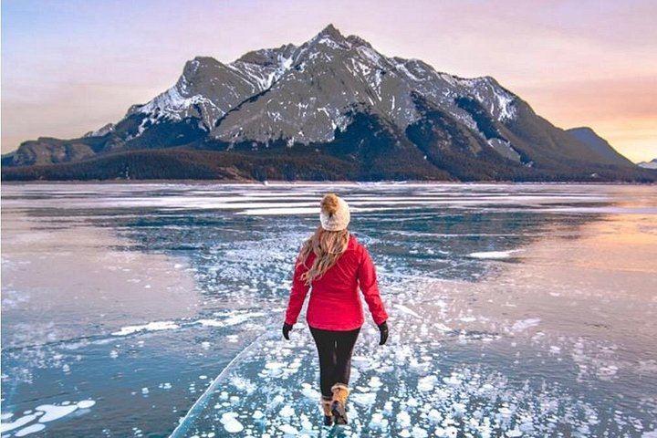 Small-Group Icefields Parkway Day Trip: Athabasca Falls and Abraham Lake Ice Bubbles (9/12)