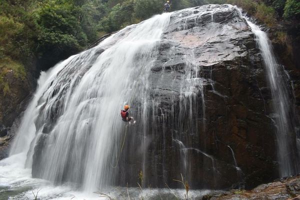 VIP Dalat Canyoning with Rope Training: Knots, Harness, Abseiling and Local Lunch