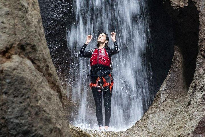 Advanced Waterfall Rappel Canyoning in Dominica with Extreme Dominica (6/6)