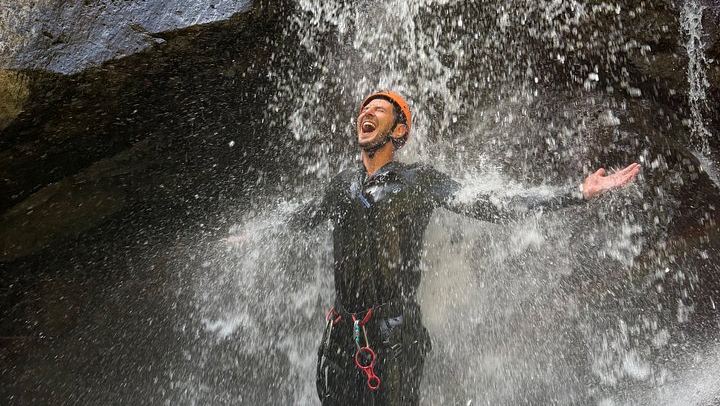 Afternoon Canyoning in Nuns Valley, Level 2: 15:00 Start, Rappels up to 15 m (4/9)