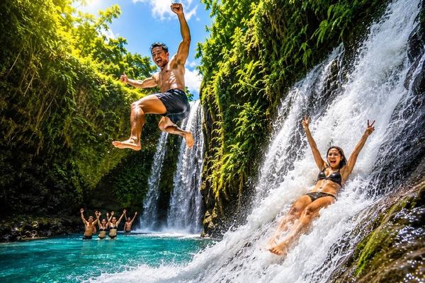 Aling-Aling Four-Waterfall Jump and Slide Day with Lunch and Handara Gate