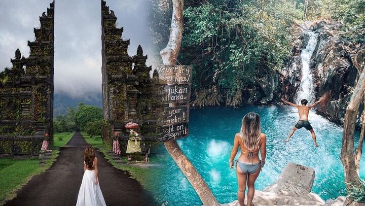 Aling-Aling Four-Waterfall Jump and Slide Day with Lunch and Handara Gate (2/12)