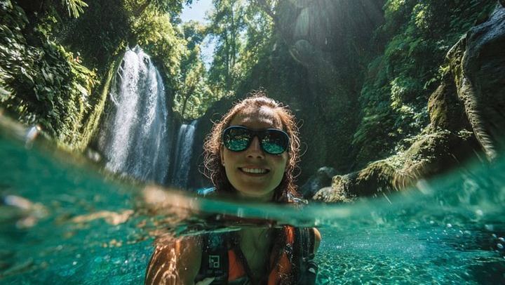 Aling-Aling Four-Waterfall Jump and Slide Day with Lunch and Handara Gate (1/12)