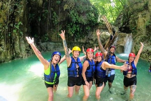 Damajagua 7 Waterfalls Family Tour with Dominican Lunch and Chocolate Factory Visit
