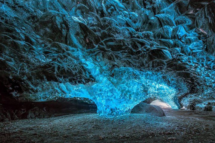 2-Day Vatnajokull Crystal Ice Cave Tour with South Coast Stops and Overnight Stay (7/12)