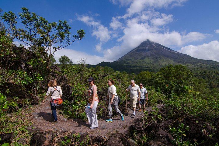 Arenal 1968 Lava Trail, La Fortuna Waterfall, Vida Campesina Lunch and Hanging Bridges (2/12)