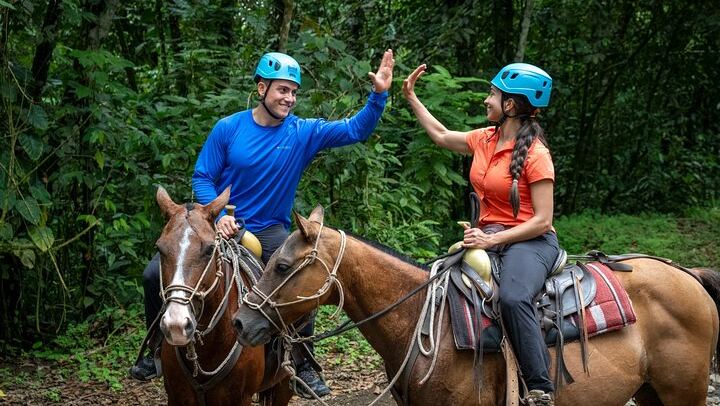 Arenal Rainforest Horseback Ride to La Fortuna Waterfall, Minimum Age 7, Two-Rider Minimum (1/7)