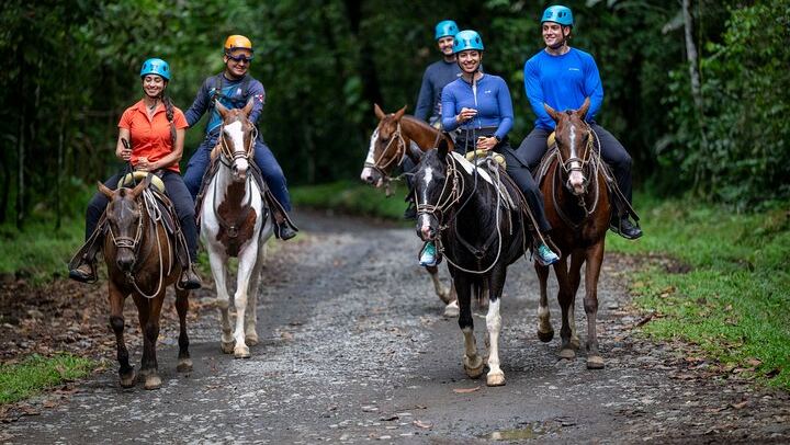 Arenal Rainforest Horseback Ride to La Fortuna Waterfall, Minimum Age 7, Two-Rider Minimum (3/7)
