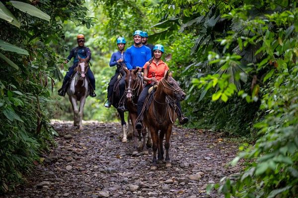 Arenal Rainforest Horseback Ride to La Fortuna Waterfall, Minimum Age 7, Two-Rider Minimum