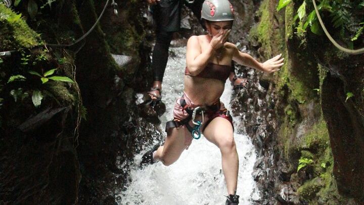 Arenal River Canyon Rappelling with Canopy Lines and Lunch at La Roca Bistró (4/12)
