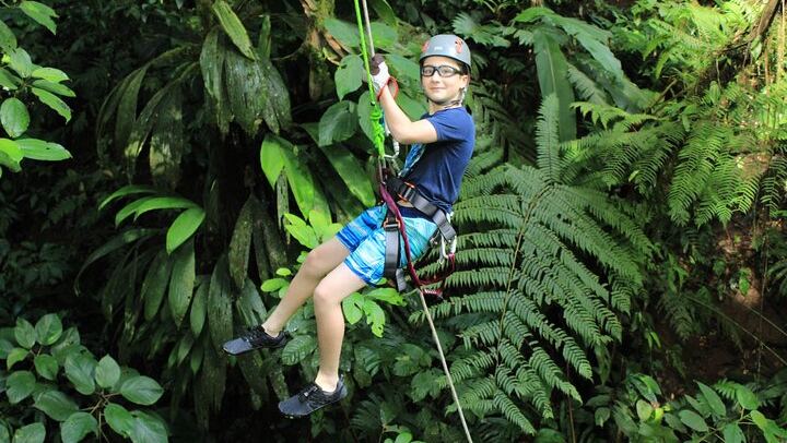 Arenal River Canyon Rappelling with Canopy Lines and Lunch at La Roca Bistró (3/12)