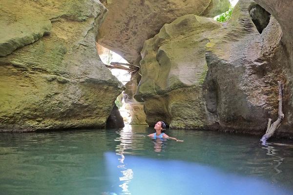 Arenales River Caving, Limestone Canyon Swim and Hidden Natural Spring Hike