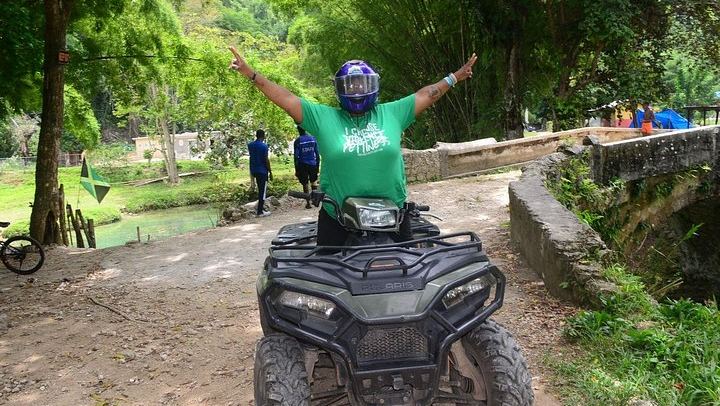 ATV Countryside Ride and Blue Hole Waterfalls Adventure in Ocho Rios, Fees Included (1/9)