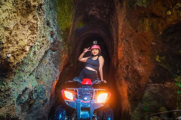 Kuber Bali ATV Quad Ride with Waterfall, Tunnel, Rice Fields and Lunch