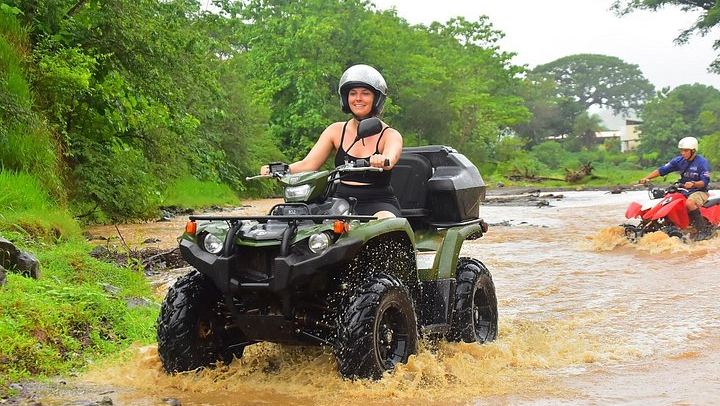 3-Hour Herradura ATV Tour with Waterfalls, a Private Beach and Ocean Views (1/12)