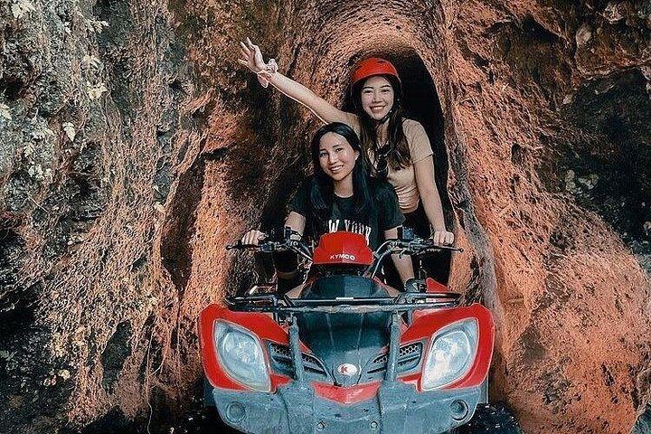 Ubud Quad Bike Ride with Tunnel, Waterfall and Ayung River Rafting Adventure (3/12)