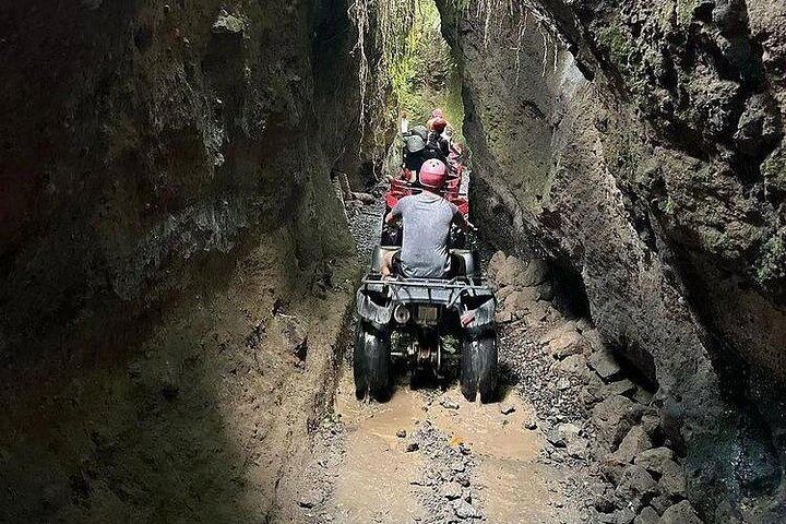 Ubud Quad Bike Ride with Tunnel, Waterfall and Ayung River Rafting Adventure (9/12)