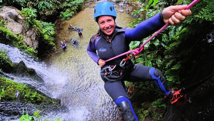 Half-Day Canyoning at Ribeira dos Caldeirões with Picos de Aventura, Azores (3/12)
