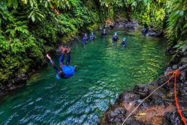 Half-Day Canyoning at Ribeira dos Caldeirões with Picos de Aventura, Azores