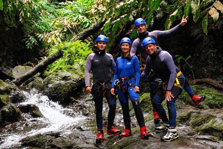 Half-Day Canyoning at Ribeira dos Caldeirões with Picos de Aventura, Azores (9/12)