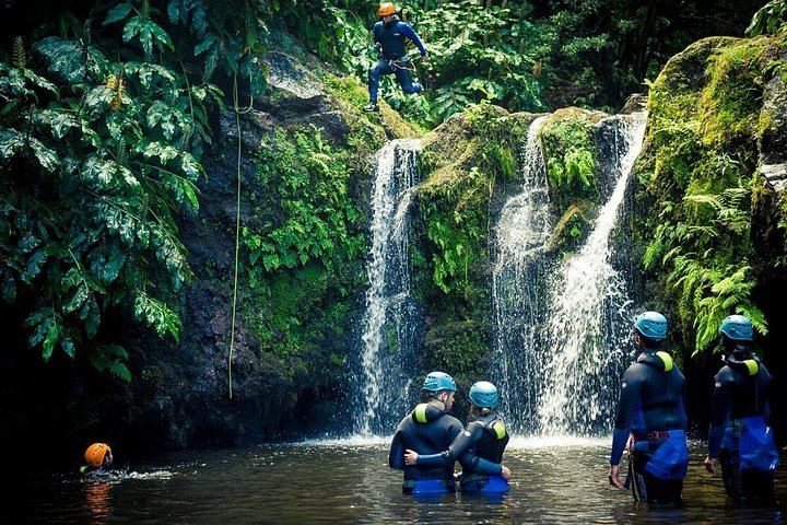 Half-Day Canyoning at Ribeira dos Caldeirões with Picos de Aventura, Azores (10/12)