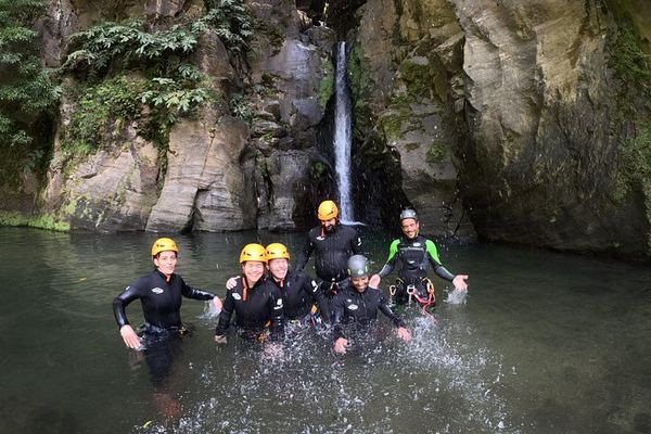 Salto do Cabrito Canyoning with 30-Minute Forest Approach Walk, Sao Miguel