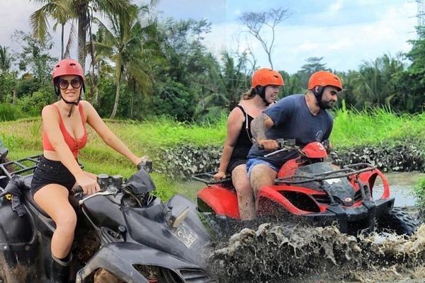 Bali 350cc Quad Bike Ride with Sangeh Monkey Forest, Waterfall and Buffet Lunch