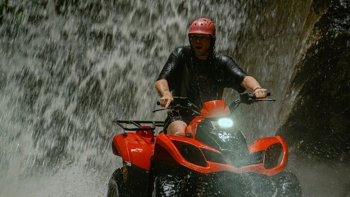 Kuber Bali ATV Ride Through Historic Tunnel and Waterfall near Ubud (4/12)