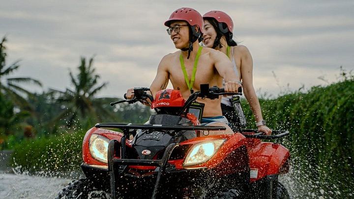 Kuber Bali ATV Ride Through Historic Tunnel and Waterfall near Ubud (3/12)