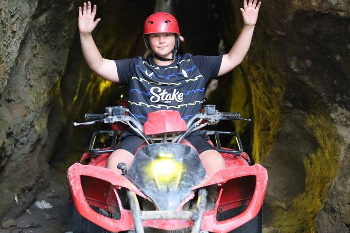 Singakerta Bali ATV Ride with Waterfall, Jungle Cave, River and Long Tunnel (12/12)