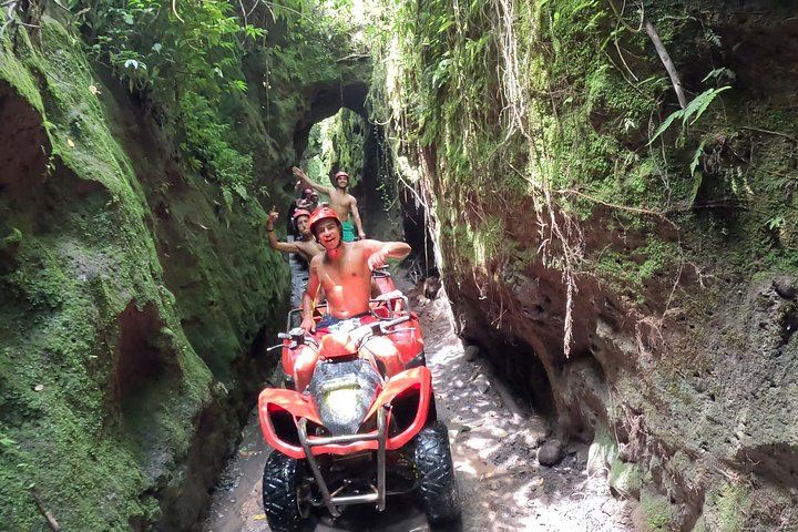 Singakerta Bali ATV Ride with Waterfall, Jungle Cave, River and Long Tunnel (3/12)