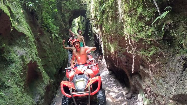 Singakerta Bali ATV Ride with Waterfall, Jungle Cave, River and Long Tunnel (3/12)