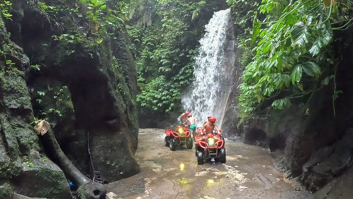 Singakerta Bali ATV Ride with Waterfall, Jungle Cave, River and Long Tunnel (2/12)
