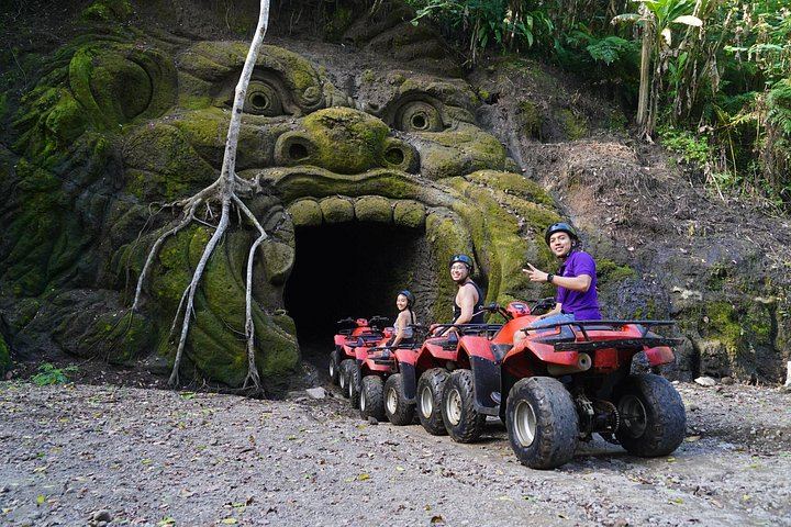Bali Quad Bike Day with Gorilla Cave, Monkey Forest and Tegenungan Waterfall (1/12)