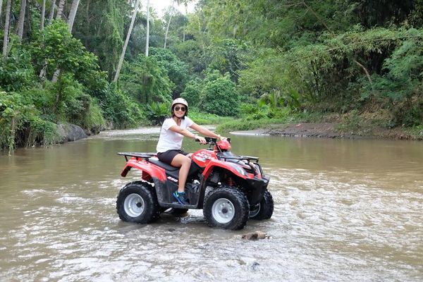 Pertiwi Adventure Bali Quad Bike Ride with Tunnel, Waterfall and Coffee Plantation