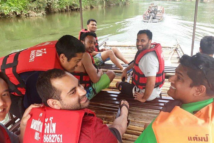Private Erawan Falls, Bamboo Rafting and Death Railway Day Tour from Bangkok (11/11)