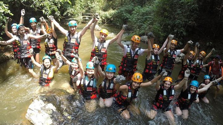 Dalat Canyoning Day Trip: Hotel Pickup, 25 m Abseil, 50 m Zipline and Washing Machine (3/12)