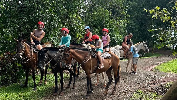 Horseback Riding Tour to Bijagual Waterfall near Jaco, Meeting at the Falls (4/5)